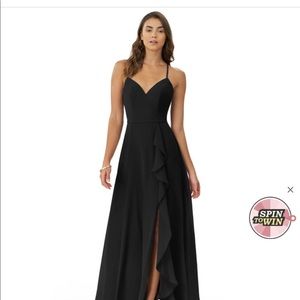 Azazie Naeem black dress